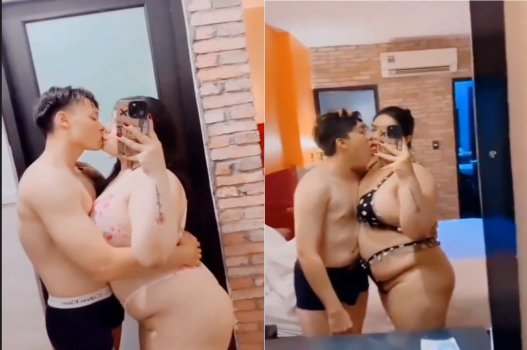 Em chị béo some với hai em trai